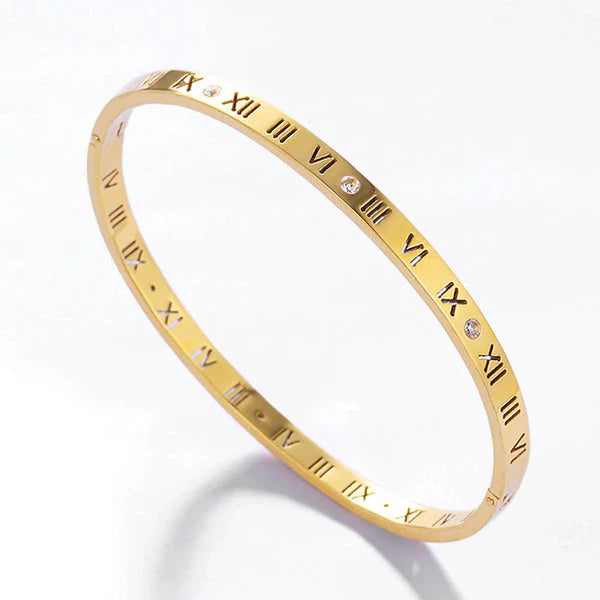 Aurum Numerus - 18k Gold Plated Cuff/Bangle