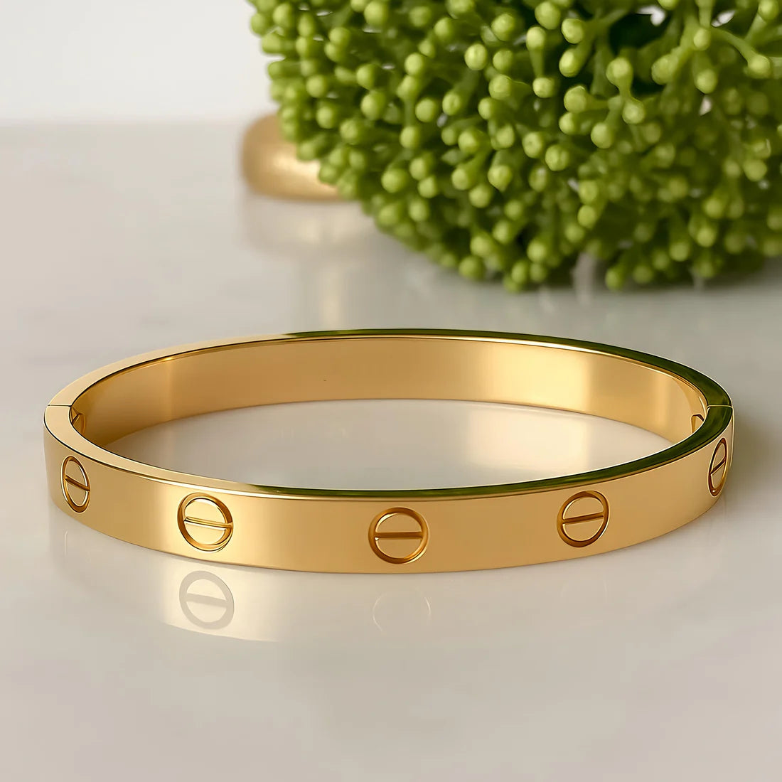Bolt Luxe - 18k Gold Plated Cuff/Bangle