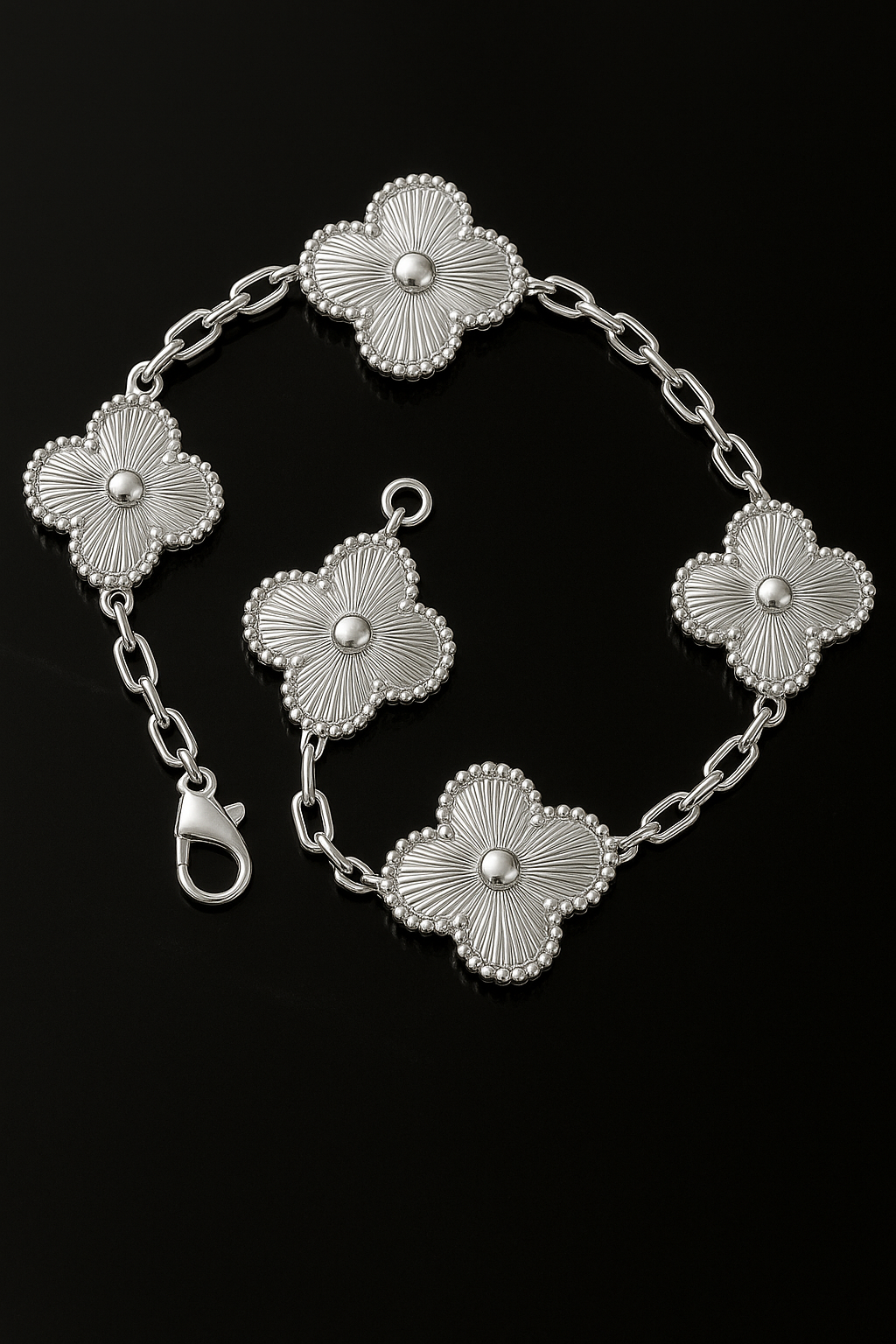 Zeenat Floral Bracelet - 18k Gold Plated