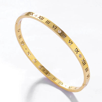 Aurum Numerus - 18k Gold Plated Cuff/Bangle
