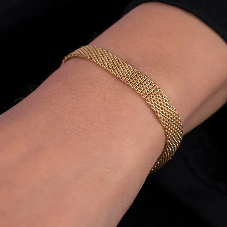 Anti-Tarnish Waterproof Mesh Bracelet - ACERO JEWELS