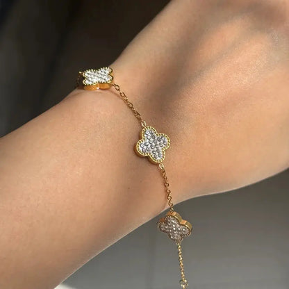 Aurelia Fleur - 18k Gold Plated - ACERO JEWELS