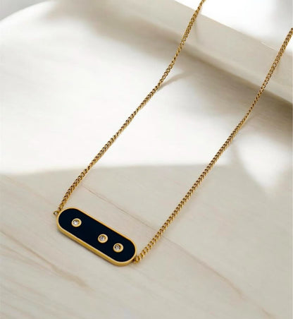 MOP 3 DOT Necklace