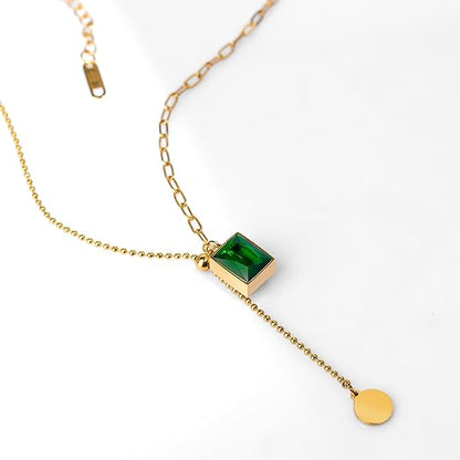 Verdant Flow - 18K Gold Plated Necklace