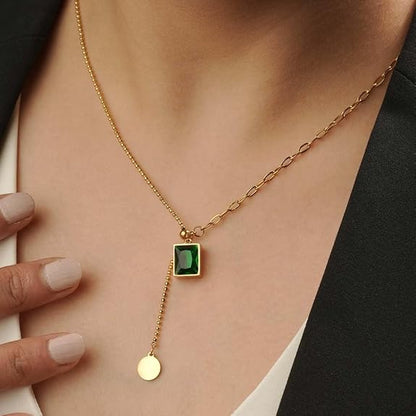 Verdant Flow - 18K Gold Plated Necklace