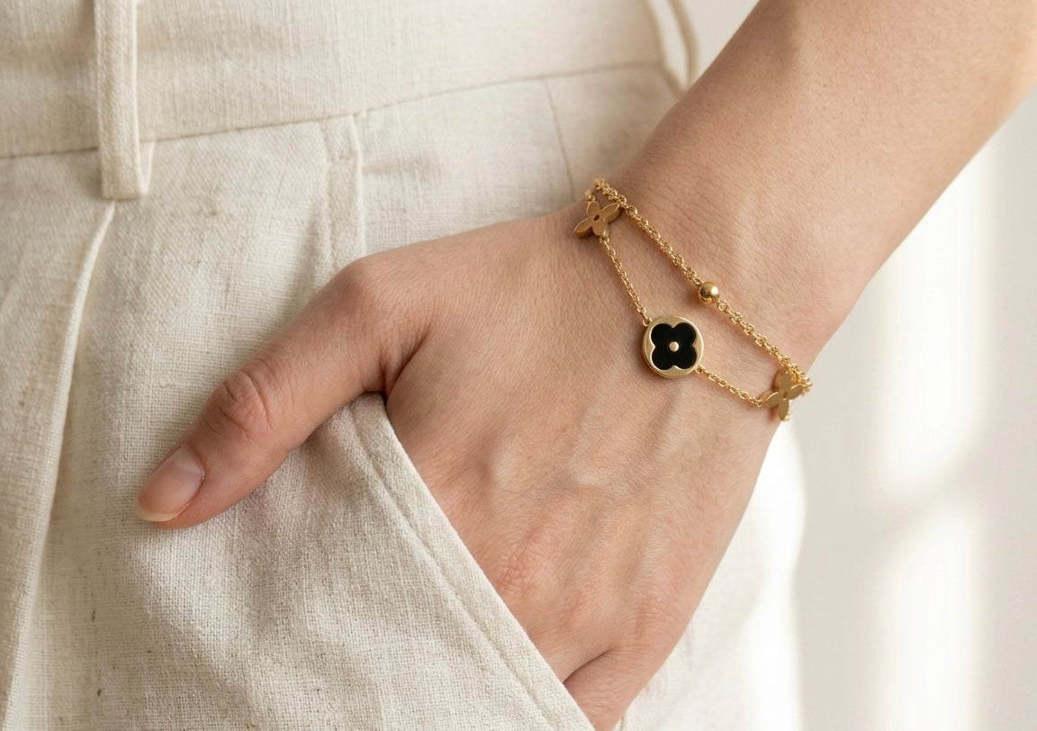 Iconic "Couture" Handbag Charm Bracelet – 18K Gold Plated & Waterproof