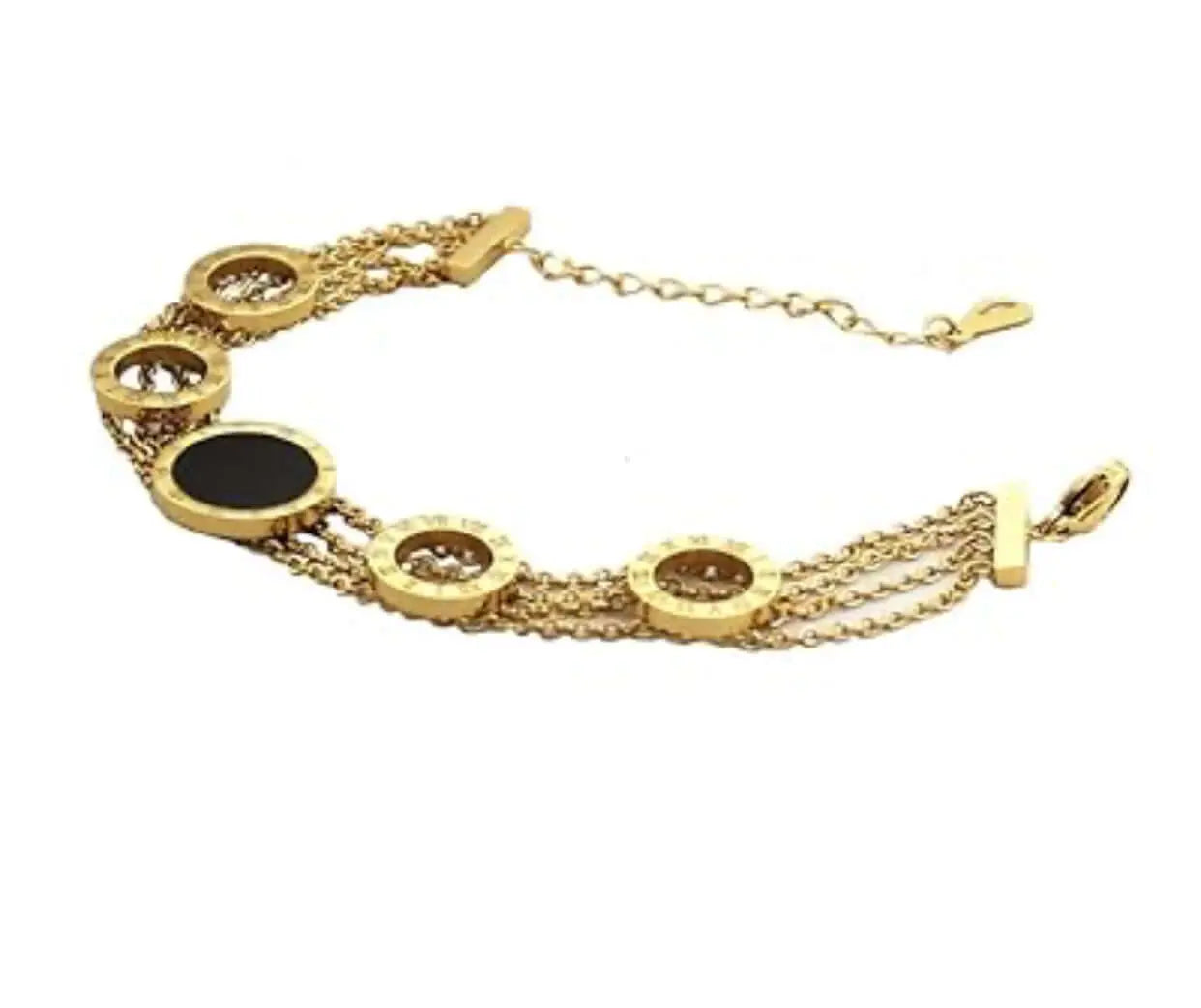 Triple Charm Roman - ACERO JEWELS