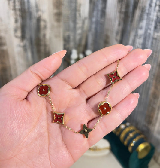 Gold Designer-Inspired Charm Bracelet | Waterproof & Tarnish-Free - ACERO JEWELS