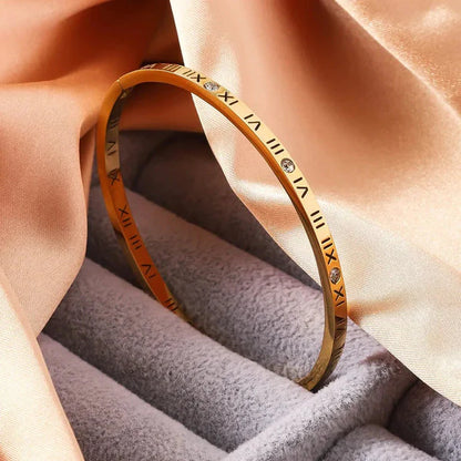 Aurum Numerus - 18k Gold Plated Cuff/Bangle