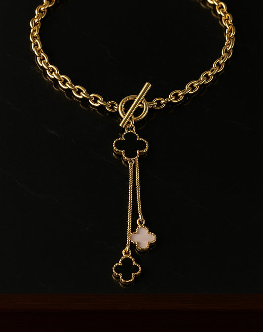 Clover Cascade - 18K Gold Plated Pendant