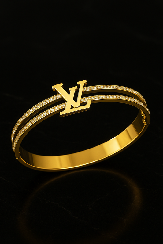 Golden Vision - 18k Gold Plated Cuff/Bangle