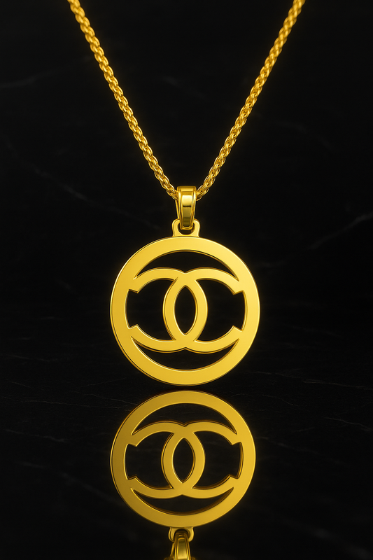 Bold Emblem – 18K Gold Plated Pendant