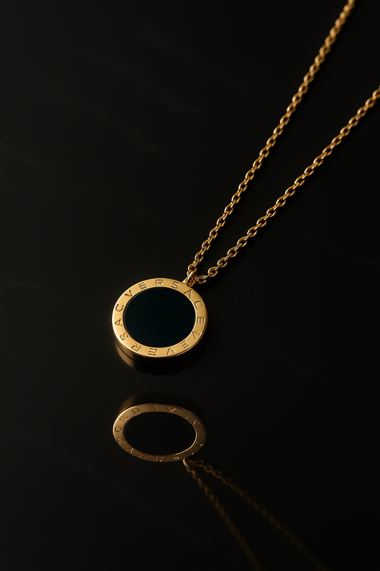 Eclipse Medallion - 18K Gold Plated Pendant