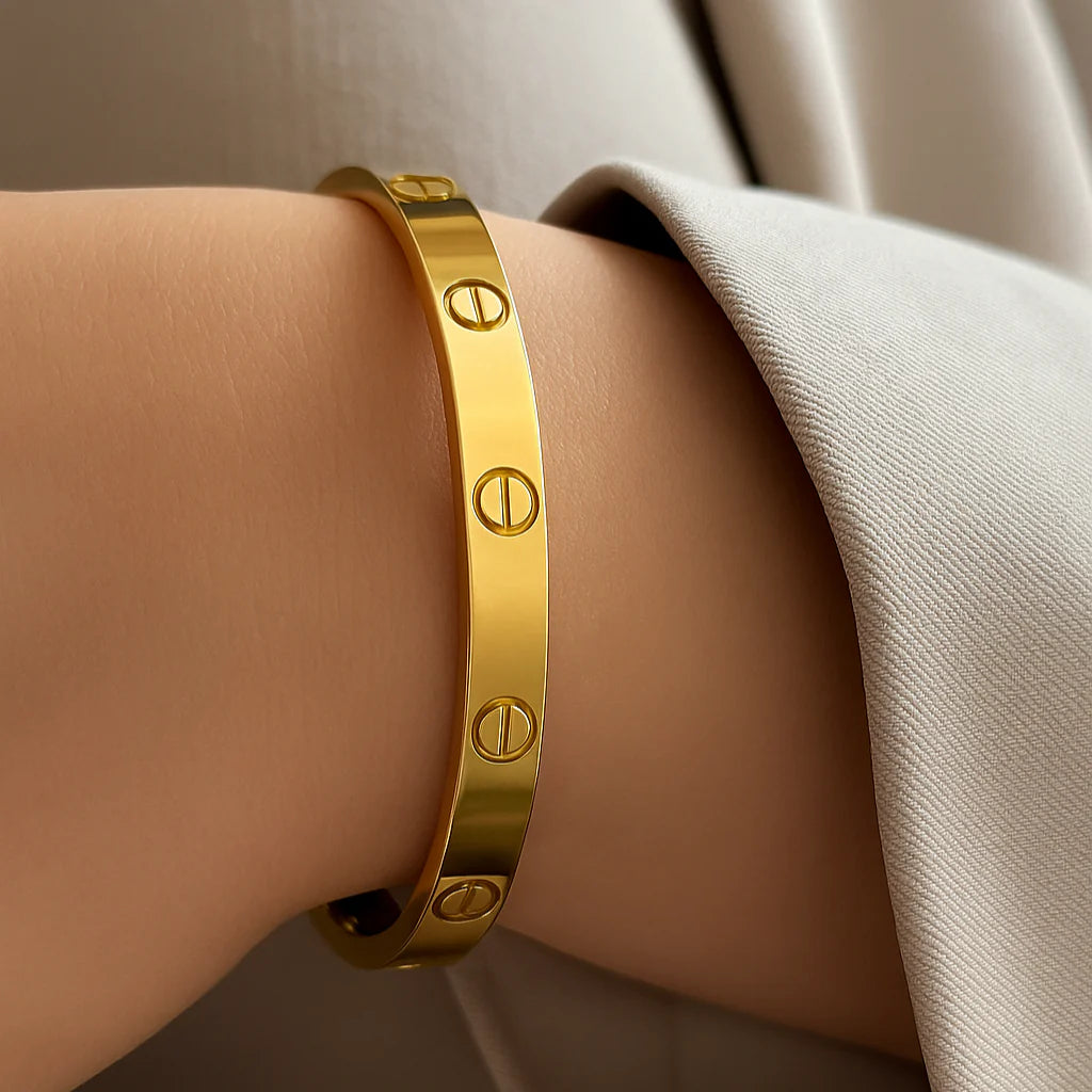Bolt Luxe - 18k Gold Plated Cuff/Bangle
