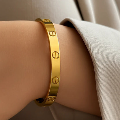 Bolt Luxe - 18k Gold Plated Cuff/Bangle