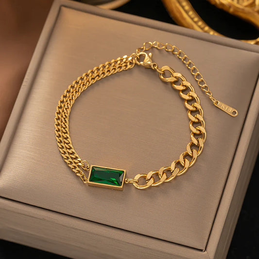 Emerald Edge - 18k Gold Plated